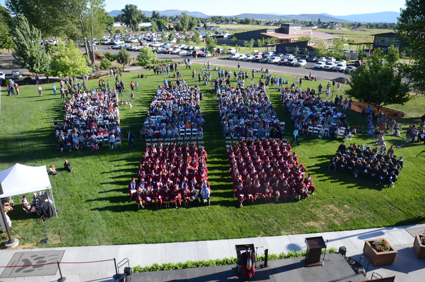 Founders Hall Commencement Lawn